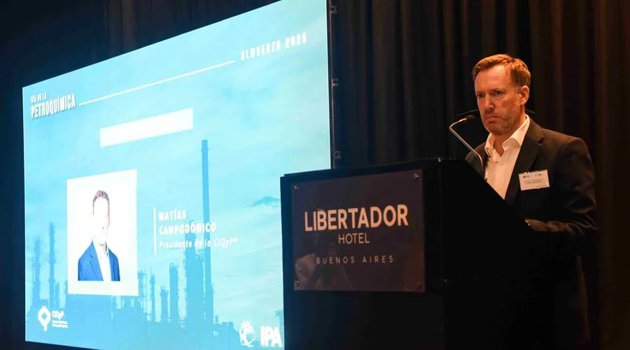 Apertura Matías Campodónico, presidente de la CIQyP