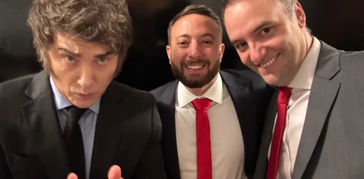 javier-milei-agustin-laje-manuel-adorni