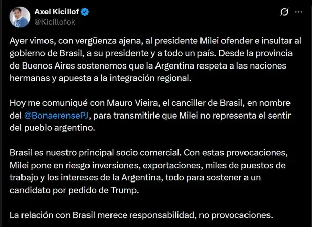 kicillof-milei-lula