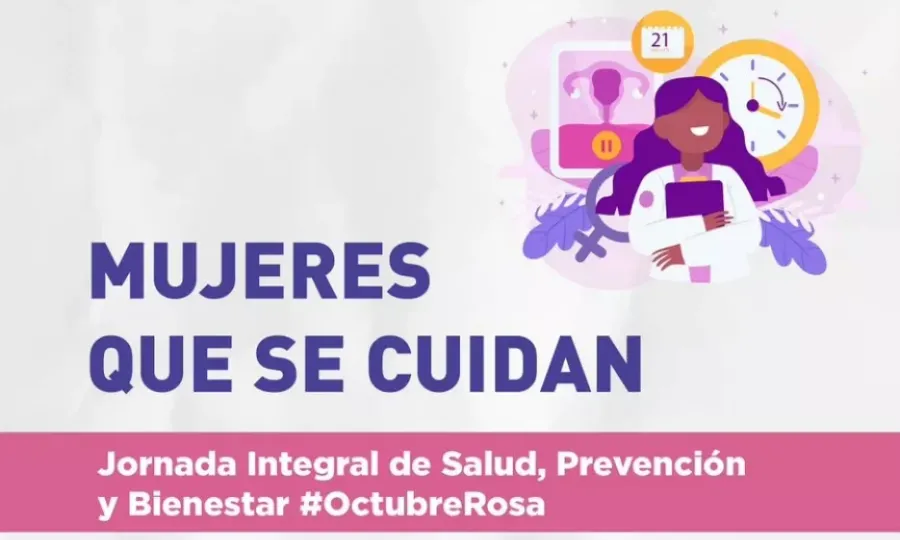Octubre Rosa: realizarán una jornada gratuita de promoción y cuidado de la salud para mujeres y diversidades