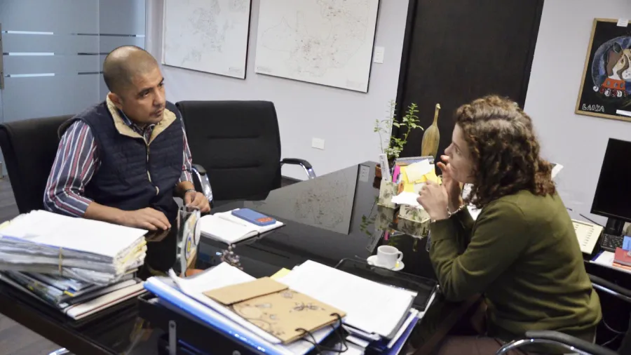 Subelza mantuvo una reunión de trabajo para fortalecer la educación en Salvador Mazza
