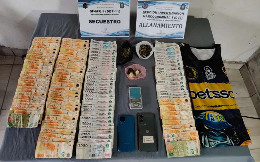 Drogas Peligrosas desarticuló una boca de expendio en Villa Los Álamos