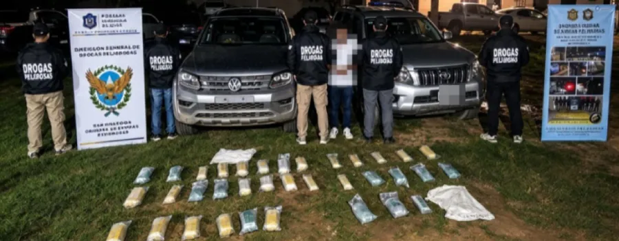 Orán: En un importante procedimiento, la Policía incautó más de 260 mil dosis de cocaína