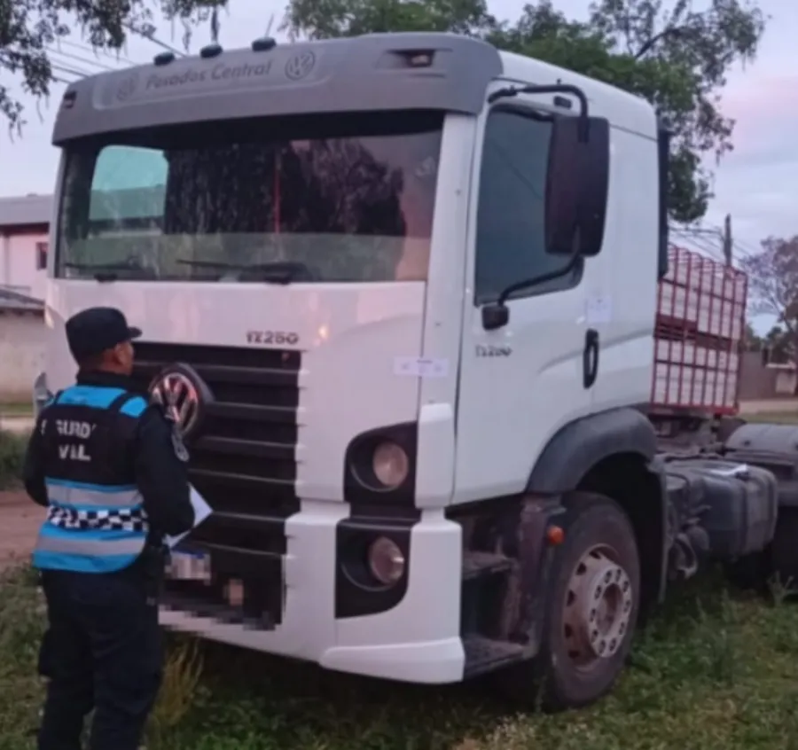 Seguridad Vial recuperó un camión con requerimiento judicial de la Policía de Tucumán