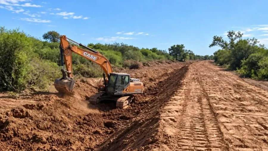 Río Pilcomayo: obras continuas para la protección de comunidades en el departamento Rivadavia